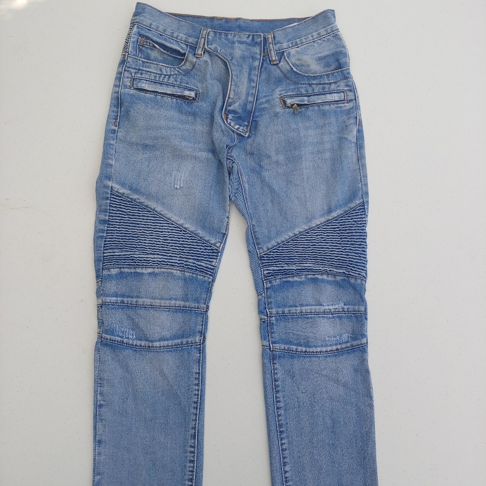BALMAIN PARIS Designer Men's Slim Fit Jeans